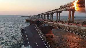 <strong>After a massive explosion, a Crimean bridge has been partially restored to traffic: why are bridges important?</strong> 2 After a massive